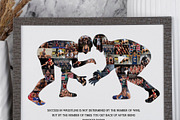 Male Wrestler Fighting collage, a Templates & Theme by AIW SOLUTIONS (Thumbnail 2 of 4)