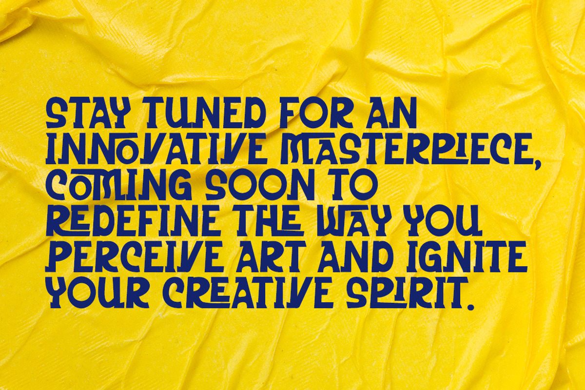 Mankey Caimel - Modern Retro Font, a Sans Serif Font by Dhabee (Photo 9 of 10)