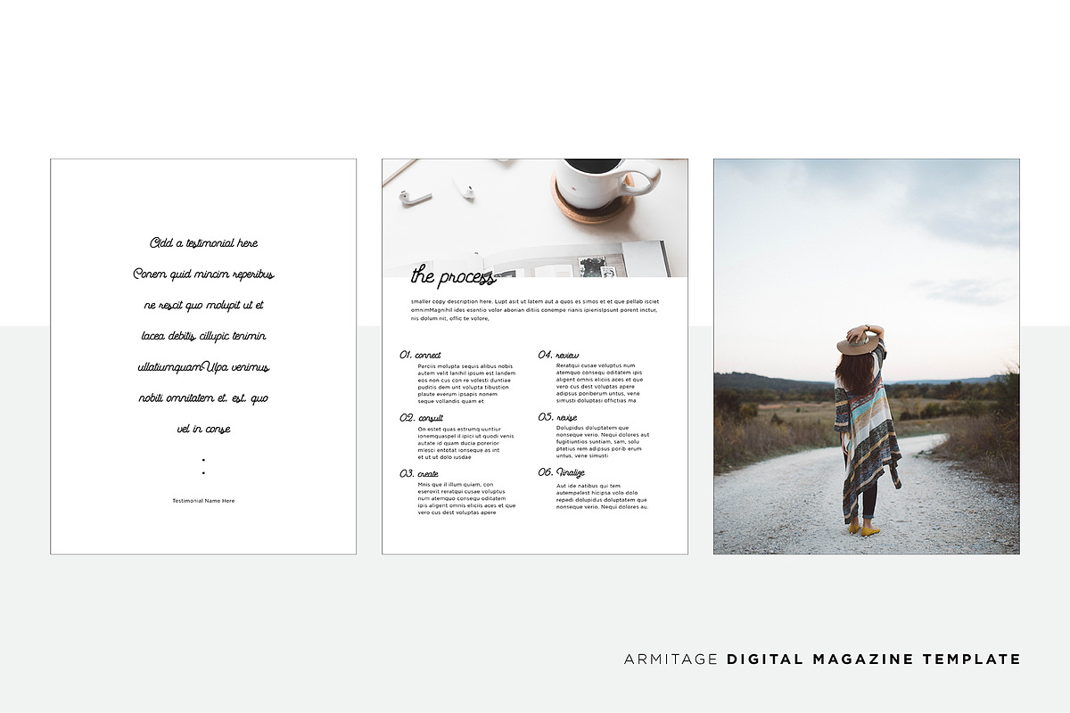 Armitage Digital Magazine Template, a Magazine Template by Christie Evenson (Photo 4 of 9)