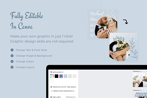 Wedding Canva Instagram Pack