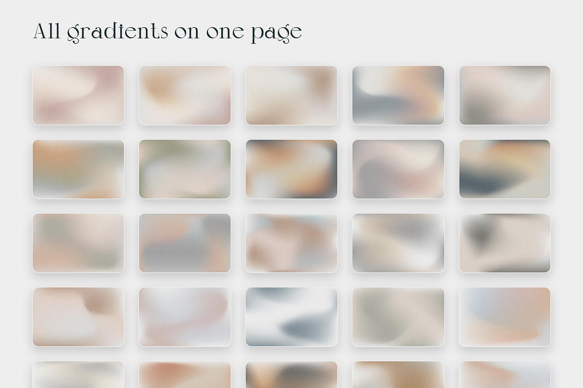Neutral Gradients Collection, a Texture Graphic by GraphicCo (Photo 6 of 6)