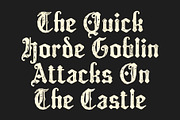 CS Bergamot Stamp, a Blackletter Font by Craft Supply Co. (Thumbnail 4 of 8)