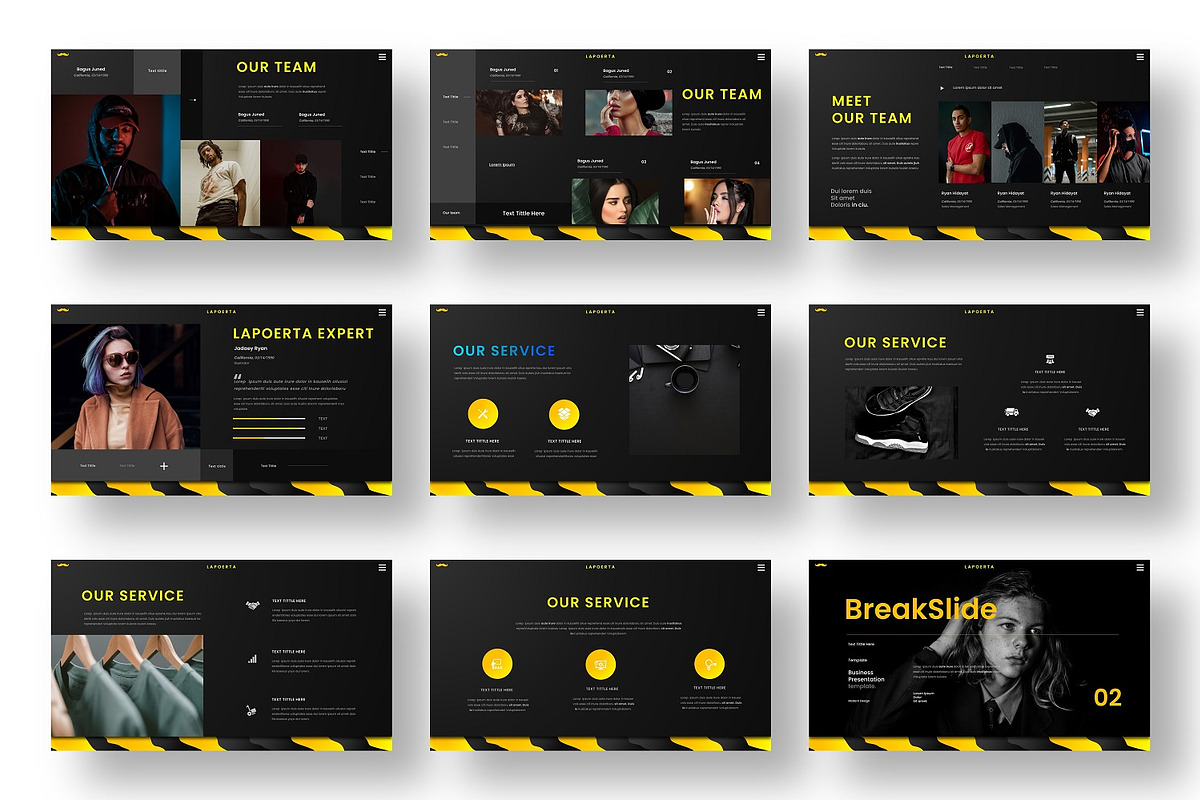 Lapoerta – Business PowerPoint, a Presentation Template by Dens Creative Studio (Photo 3 of 6)
