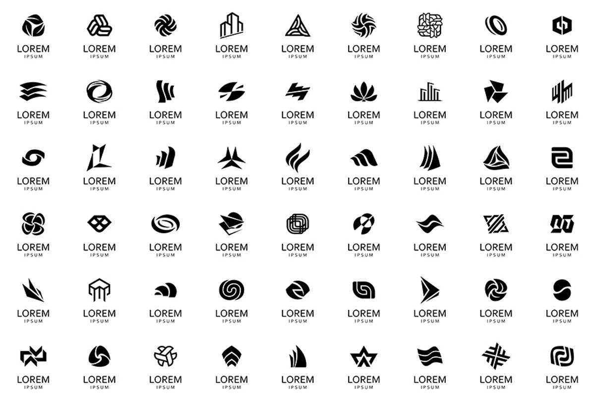 Abstract logos collection, an Icon by NataliiaVolyk