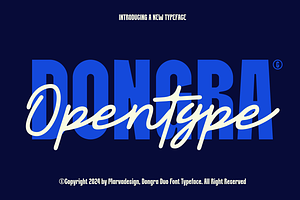 Dongra - Duo Font