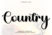 Country, a Handwritten Font by InermediaSTUDIO (Thumbnail 1 of 8)