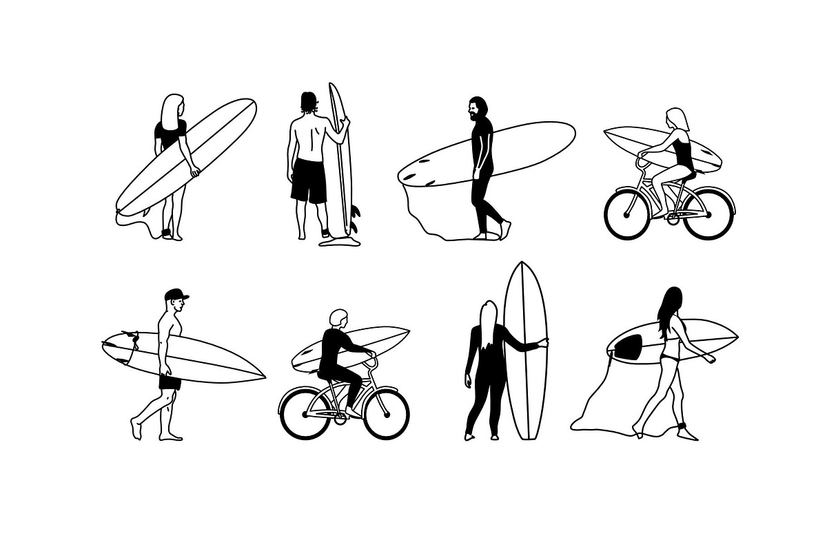 SURF Illustration Kit with Logos, an Illustration by Go Rogue (Photo 3 of 10)