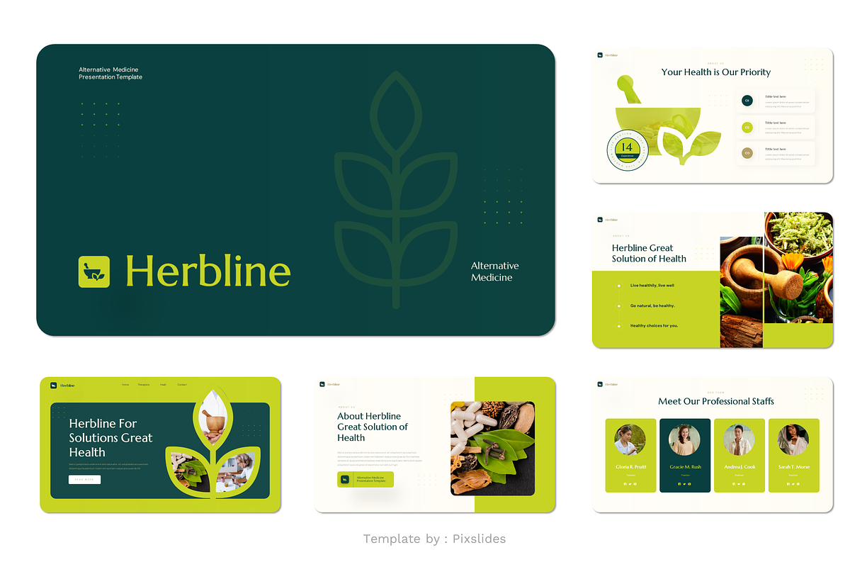 Alternative Medicine PowerPoint, a Presentation Template by Pixslides (Photo 2 of 6)