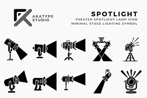 Spotlight Lamp Icon