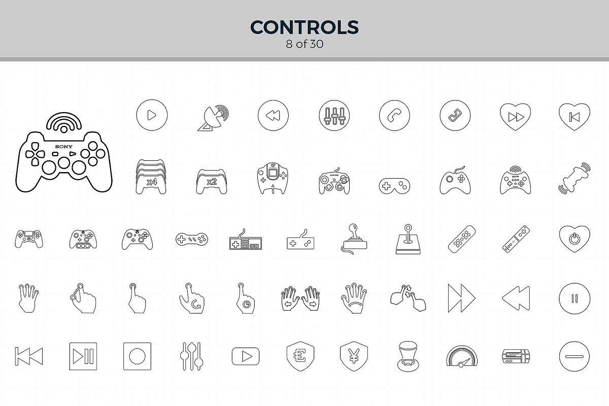 Jumbo Line Icons Pack, an Outline Icon by Jumbo Icons (Photo 10 of 48)