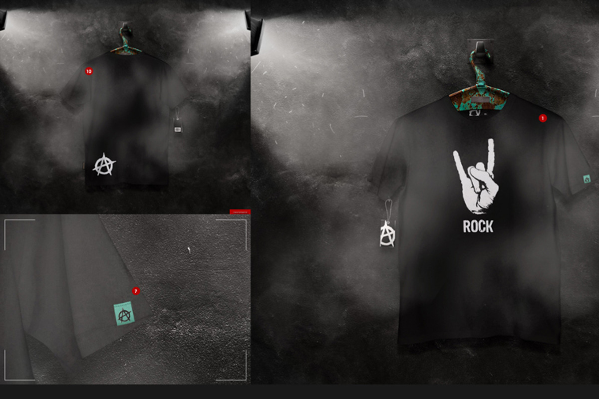 Men's T-shirt On 5 Stages Mock-up, a Hoody Mockup by Mocca Mockups Store (Photo 22 of 69)