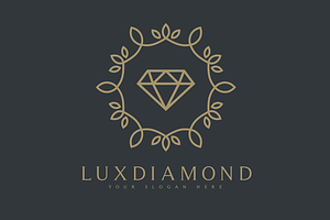 LuxDiamond Logo Business Card Free