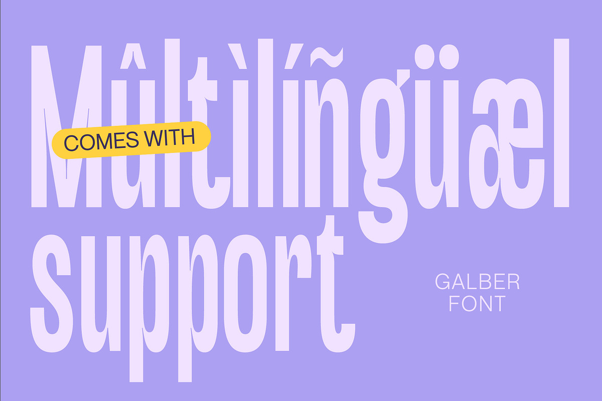 Galber - Compressed Sans Serif, a Sans Serif Font by Craft Supply Co. (Photo 8 of 8)