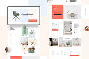 Furniture Website UI, an UI Kit Template by KreyaParekh (Thumbnail 1 of 4)