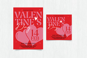 Valentines Day Flyer, a Flyer Template by DesignWorkz