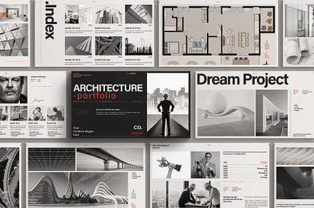 Architecture Portfolio Presentation, a Presentation Template by E-Type