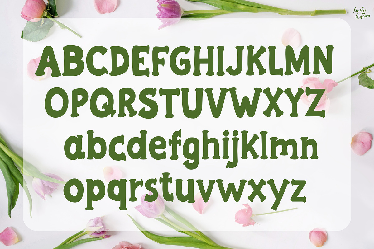 Spring Heaven | Handwritten Font, a Handwritten Font by LivelyAutumn11.11 (Photo 2 of 5)