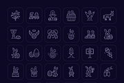 Easter Icons Collection, an Outline Icon by Prosymbols (Thumbnail 8 of 8)