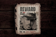 Old Wild West Wanted Poster Template, a Presentation Template by Giallo (Thumbnail 1 of 14)