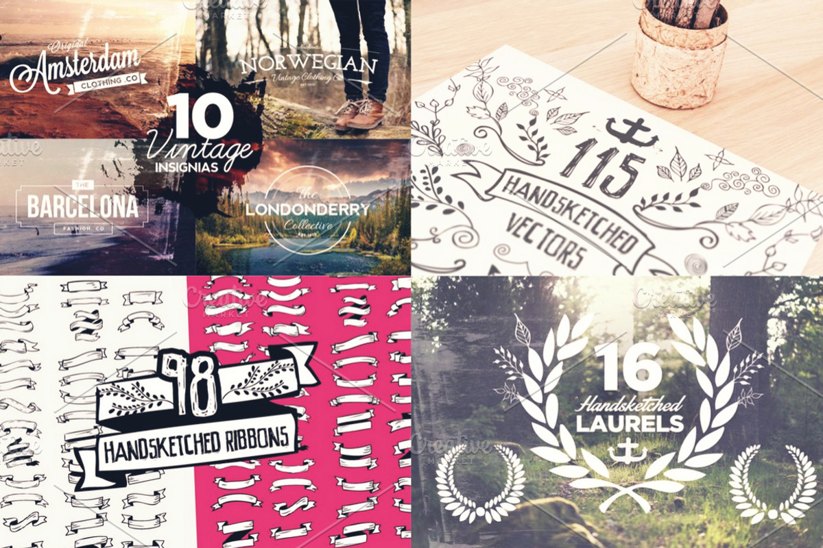 Vector Design Bundle, a Decorative Illustration by Layerform Design Co. (Photo 2 of 5)
