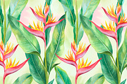 Tropical flora, a Texture Illustration by Sundra (Thumbnail 9 of 15)