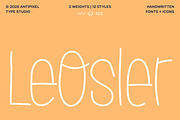 LeOsler | Playful Doodle Handwritten, a Handwritten Font by Antipixel Type Studio (Thumbnail 1 of 11)