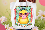 Bubblegum Easter Chick PNG, an Illustration by OK Design (Thumbnail 6 of 6)