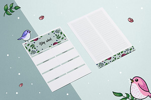 Cute Illustrated Planner Set