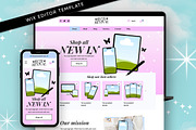 Wix Template for Digital Products, a Wix Template by Template Twist Shop (Thumbnail 1 of 10)