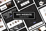Hair Salon Wix Website Template, a Wix Template by Meraki Templates (Thumbnail 1 of 8)