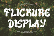 Flickure - Graffiti Font, a Handwritten Font by AQR Studio (Thumbnail 1 of 9)