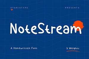 NoteStream - Handwritten Font