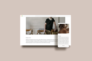 Modern Squarespace Template