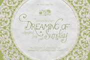 Dreaming of Sunday - Whimsical Font, a Handwritten Font by AndrewPixelType (Thumbnail 1 of 10)