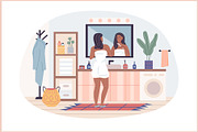 Daily Habits: Morning Routine Pack, a Healthcare Illustration by IRSYART (Thumbnail 6 of 10)