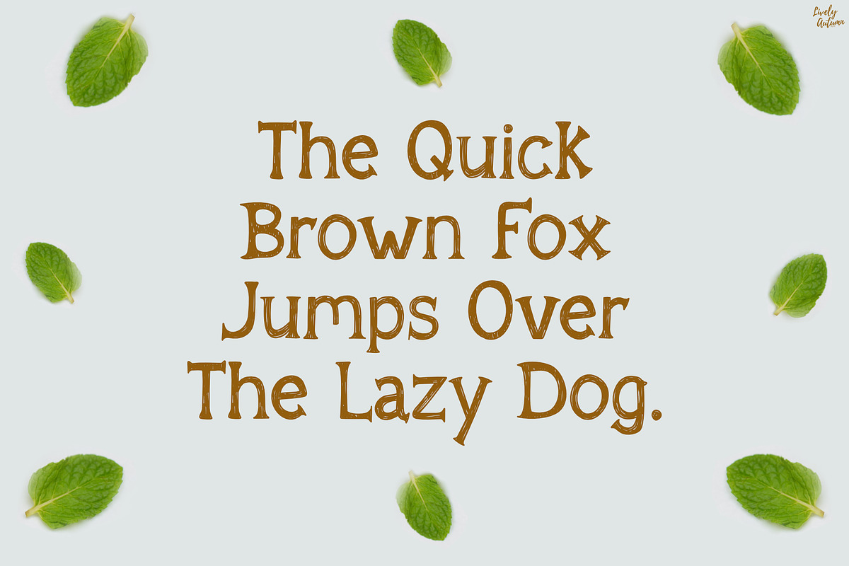 Mint | Handwritten Font, a Handwritten Font by LivelyAutumn11.11 (Photo 4 of 5)