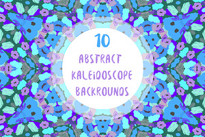 10 Abstract Kaleidoscope Patterns