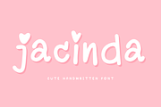 Jacinda - Cute Handwriting Font, a Handwritten Font by Kanink Studio (Thumbnail 1 of 10)