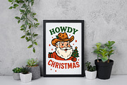 Howdy Christmas Western Santa Cowboy, an Illustration by Daily.Designs (Thumbnail 6 of 6)