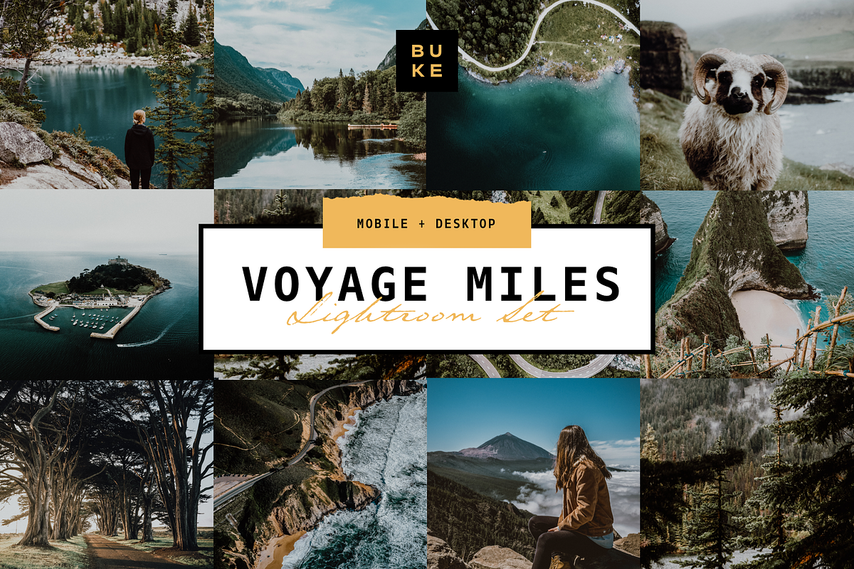 6 Voyage Miles Preset Bundle, a Preset Add-On by SHOOM HOUSE (Photo 1 of 9)