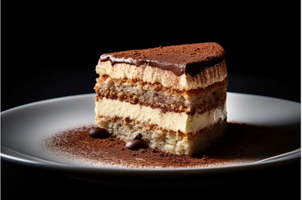 Tiramisu cake. Generate Ai, a Food & Drink Photo by Ylivdesign