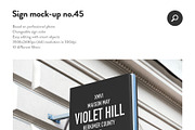 50 sign facade signboard logo mock, a Product Mockup by PrintPixel (Thumbnail 47 of 53)