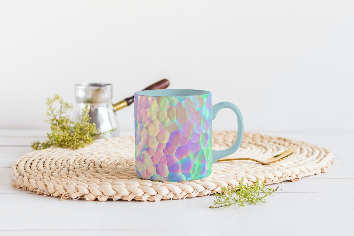 Unicorn Holographic Glass Textures, a Background Graphic by Kseniya-Omega (Photo 4 of 6)
