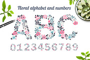 Floral alphabet and numbers, an Object Graphic by Anna Violet (Thumbnail 1 of 5)