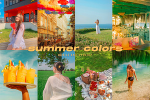 15 Summer Colors Lightroom Presets, a Preset Add-On by CVR Presets