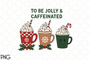 Jolly & Caffeinated Coffee Christmas, an Illustration by Black Bird Studio (Thumbnail 1 of 4)