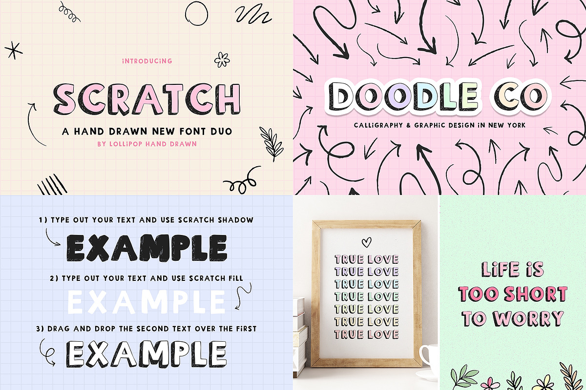 The Handwritten Font Bundle (Vol 02), a Font by Lollipop Hand Drawn (Photo 10 of 11)