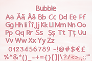 Bubble Modern Display Font, a Sans Serif Font by SocialStyleTemplates (Thumbnail 4 of 6)
