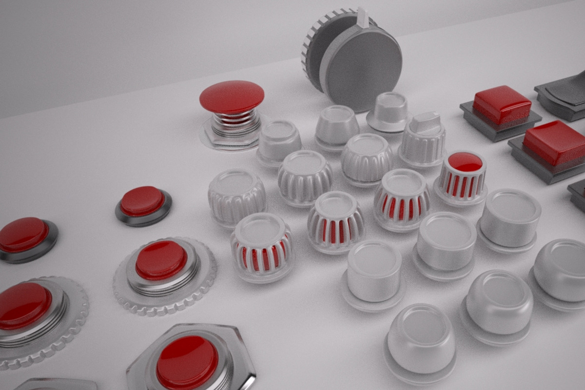 Switches & Buttons, a 3D by kjpargeterimages (Photo 3 of 7)