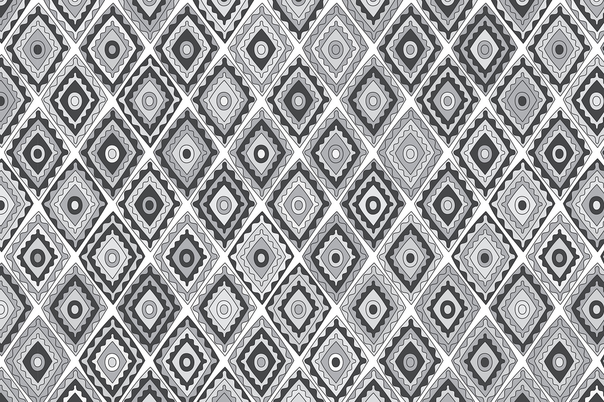 Monochrome Tribal Patterns, a Pattern Graphic by Gudiny (Photo 22 of 22)
